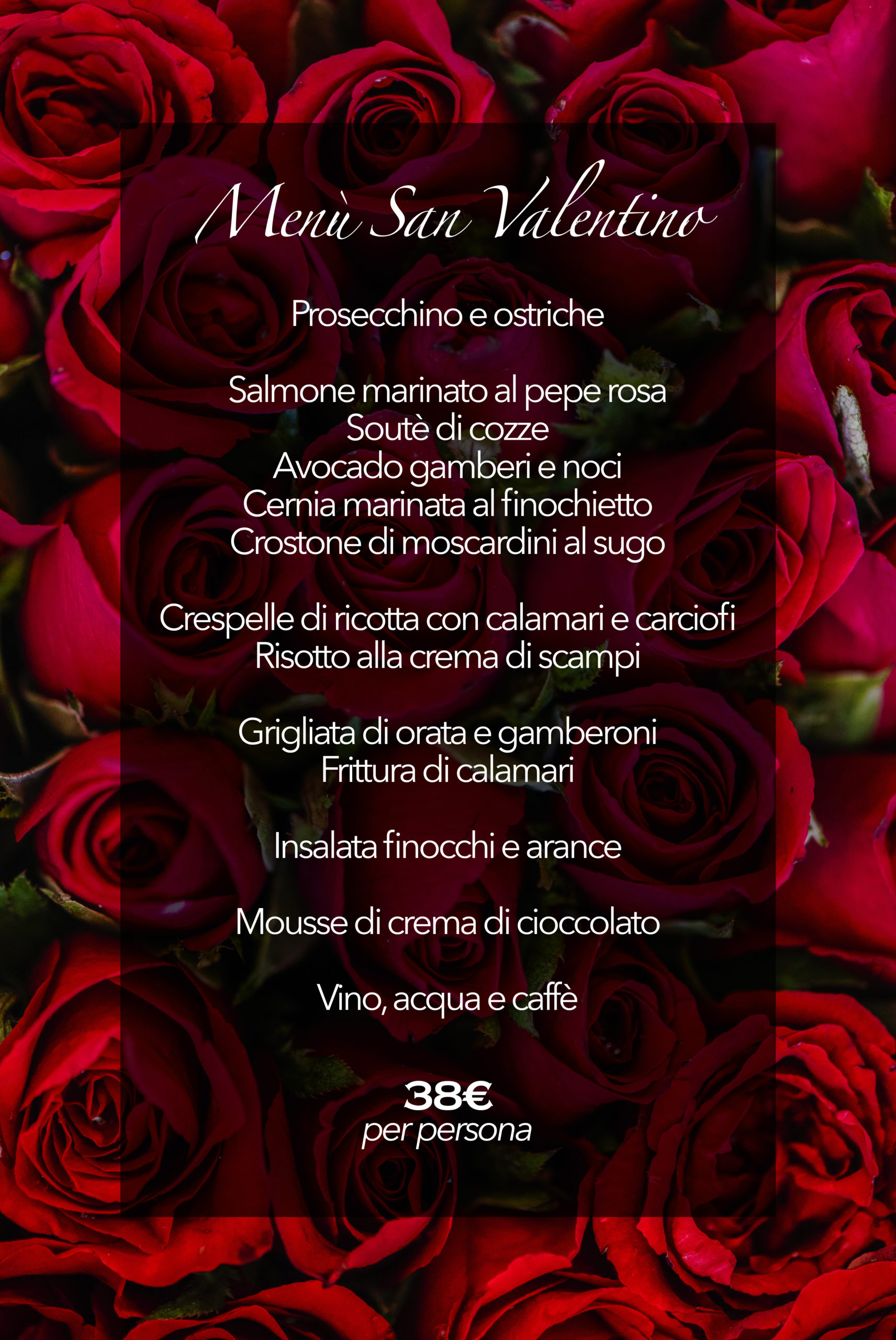 Menù di San Valentino